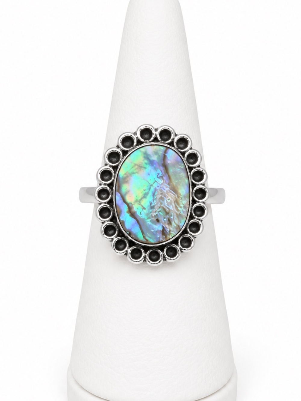 Abalone shell ring size 6